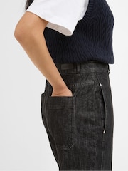 Barbour Black Myra Denim Trousers - Image 4 of 6