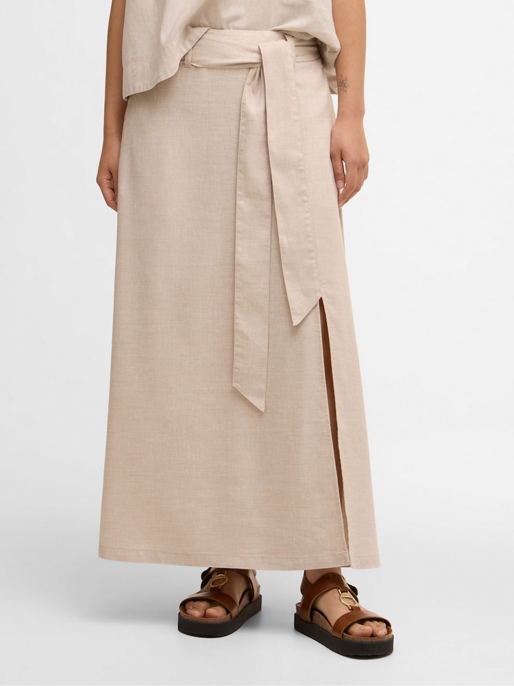 Barbour® Natural Gabby Maxi Skirt - Image 1 of 7