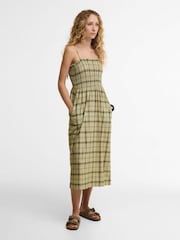 Barbour Brown Orla Midi Dress - Image 2 of 7