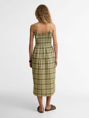 Barbour Brown Orla Midi Dress - Image 3 of 7