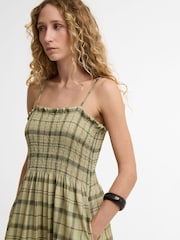 Barbour Brown Orla Midi Dress - Image 4 of 7