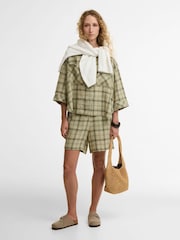 Barbour Brown Orla Shorts - Image 1 of 6