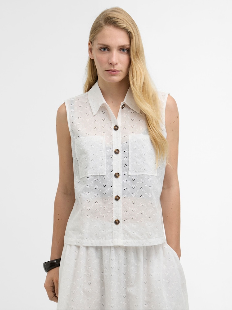 Barbour® White Melody Shirt - Image 1 of 7 Barbour® White Melody Shirt - Image 1 of 7