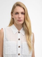 Barbour® White Melody Shirt - Image 4 of 7