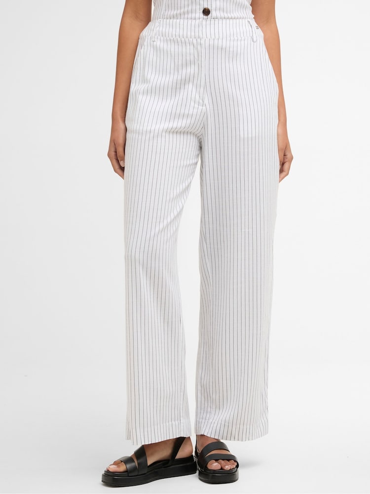 Barbour® White Sloane Trousers - Image 1 of 5