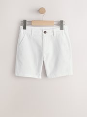Mocha Brown Regular Fit Chino Linen Shorts (3-16yrs) - Image 1 of 2