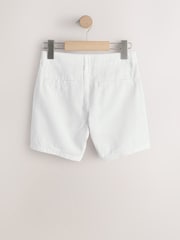 Mocha Brown Regular Fit Chino Linen Shorts (3-16yrs) - Image 2 of 2