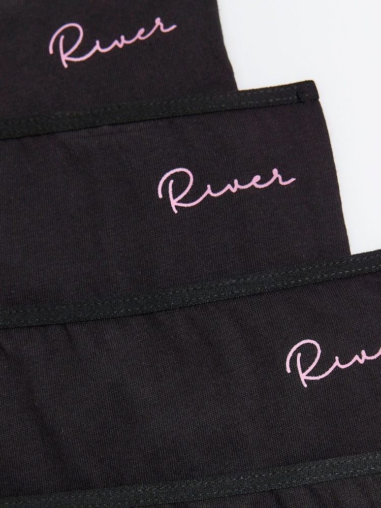 River Island Girls Branded Briefs 7 Pack - Slika 2 iz 3