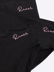 River Island Girls Branded Briefs 7 Pack - Slika 3 iz 3