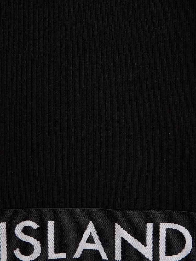 River Island Black Waistband Top and Joggers Set - Image 4 of 4