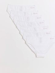 River Island Girls Branded Briefs 7 Pack - Slika 1 iz 3