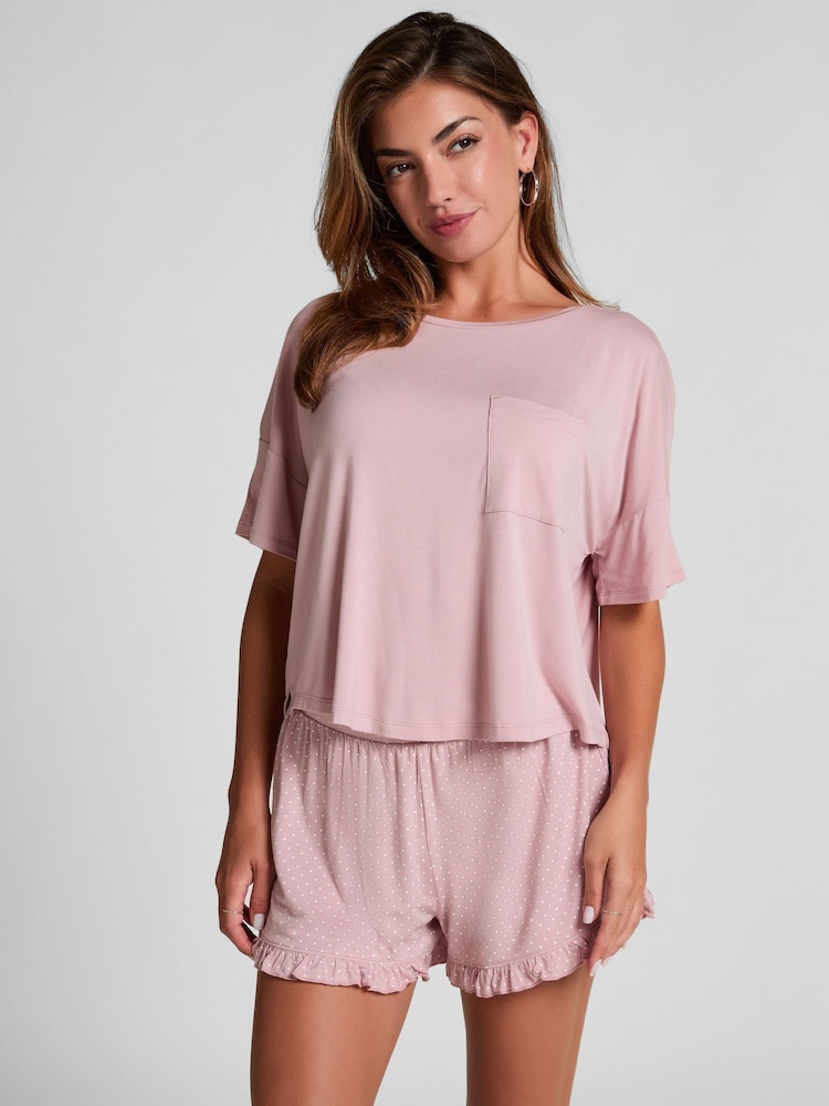 Rosa - Hunkemöller Jersey Pyjamas Set - Imagen 1 de 5