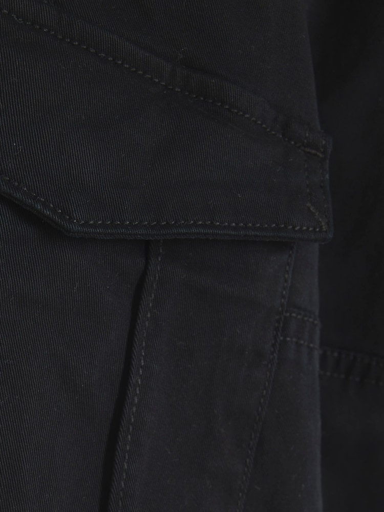 River Island Black Cargo Trousers - Image 4 of 4