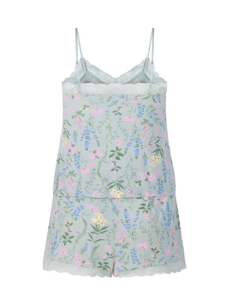 Hunkemöller Green Cami Short Pyjamas Set - Image 5 of 5 Hunkemöller Green Cami Short Pyjamas Set - Image 5 of 5