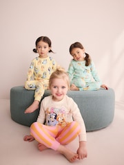 Blue/Yellow Snuggle Pyjamas 3 Pack (12mths-8yrs) - Image 1 of 12