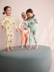 Blue/Yellow Snuggle Pyjamas 3 Pack (12mths-8yrs) - Image 2 of 12