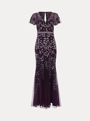 Phase Eight Purple Petite Kaida Dress - Image 6 of 6