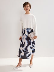 Phase Eight White Issy Tye Dye Dress - Image 1 of 6