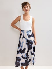 Phase Eight White Issy Tye Dye Dress - Image 5 of 6
