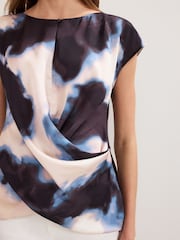 Phase Eight Black Honor Blurred Top - Image 4 of 5
