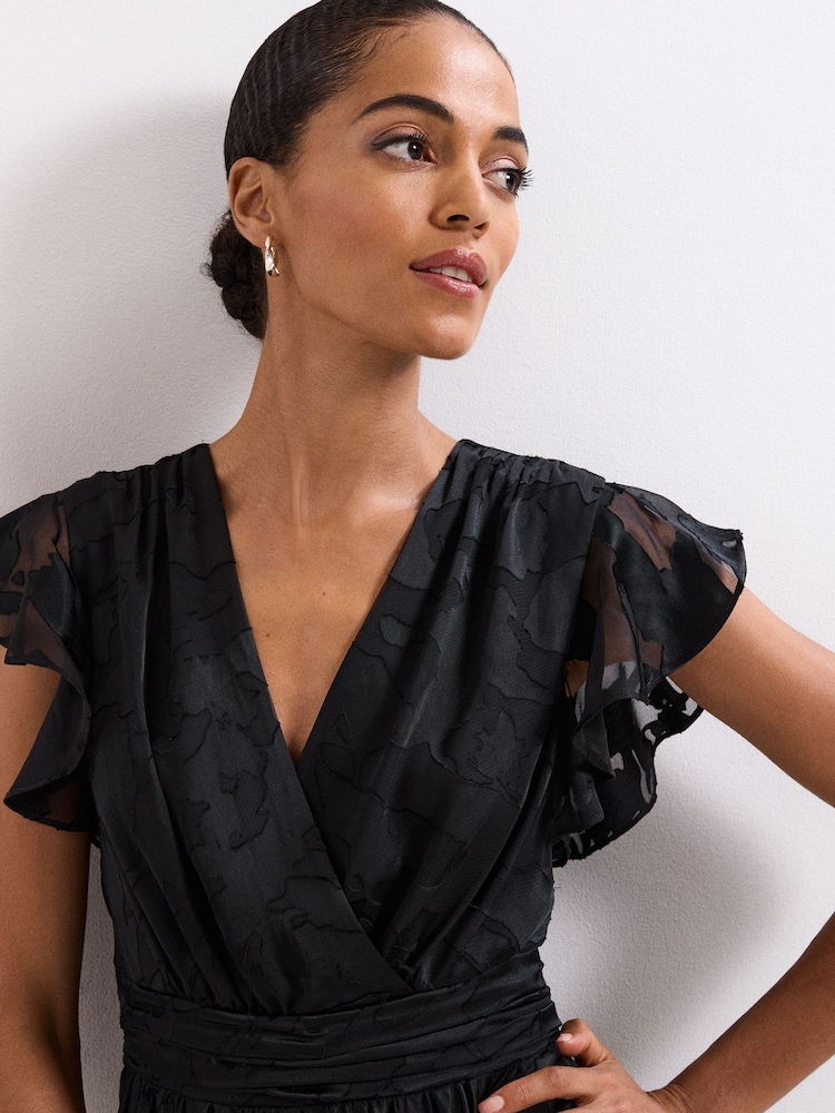 phase eight black dresses Claria Black Jewelled Maxi Dress
