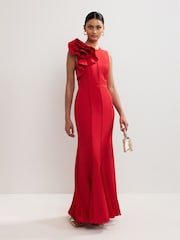 Phase Eight Red Petite Tyra Dress - Image 1 of 7