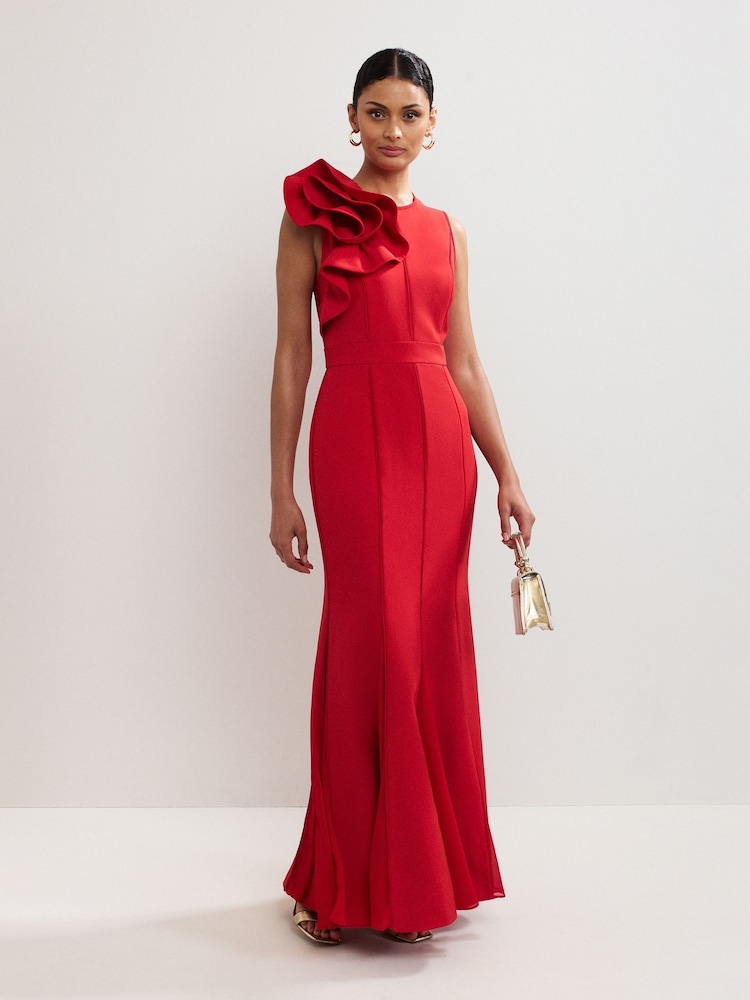 Phase Eight Red Petite Tyra Dress - Image 1 of 7
