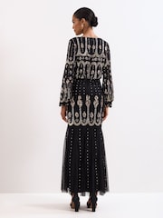 Phase Eight Black Petite Sasha Dress - Image 2 of 7