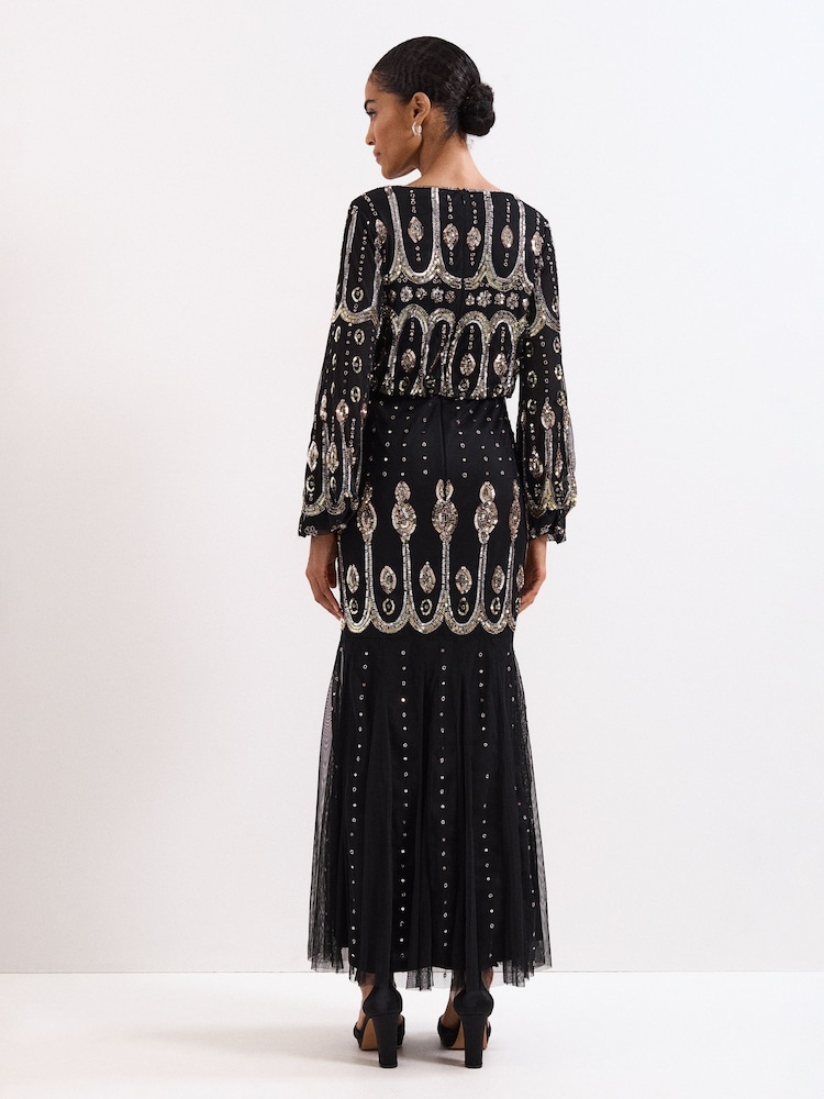 Phase Eight Black Petite Sasha Dress - Image 2 of 7