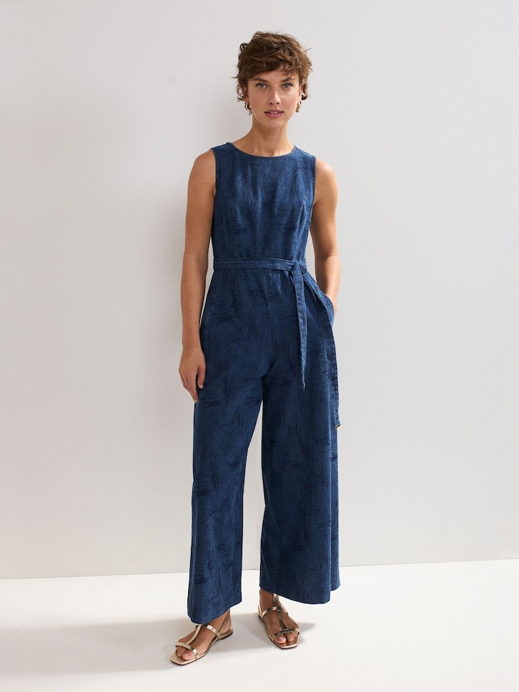 Phase Eight Blue Marta Jumpsuit - Image 1 of 7