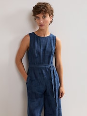 Phase Eight Blue Marta Jumpsuit - Image 4 of 7