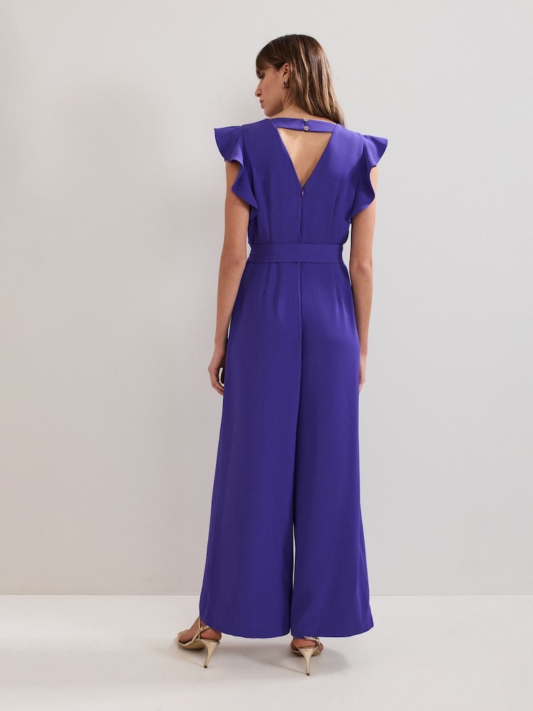 Phase Eight Purple Kallie Jumpsuit - Image 2 of 6 Phase Eight Purple Kallie Jumpsuit - Image 2 of 6