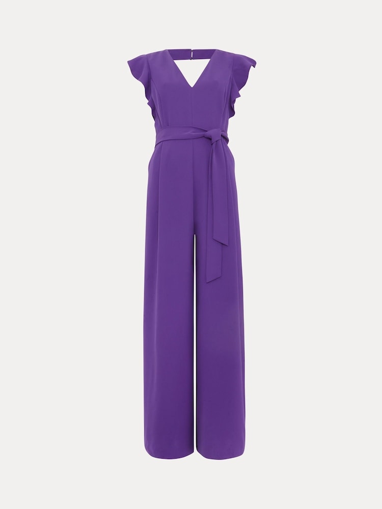 Phase Eight Purple Kallie Jumpsuit - Image 6 of 6 Phase Eight Purple Kallie Jumpsuit - Image 6 of 6