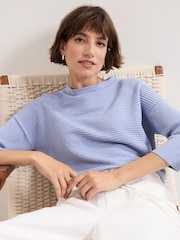 Phase Eight Blue Elise Ripple Jumper - Image 3 of 7