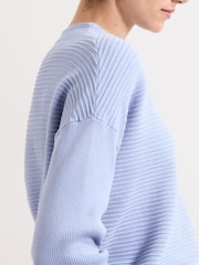 Phase Eight Blue Elise Ripple Jumper - Image 5 of 7