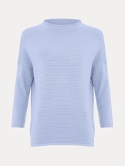 Phase Eight Blue Elise Ripple Jumper - Image 6 of 7
