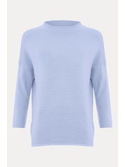 Phase Eight Blue Elise Ripple Jumper - Image 7 of 7
