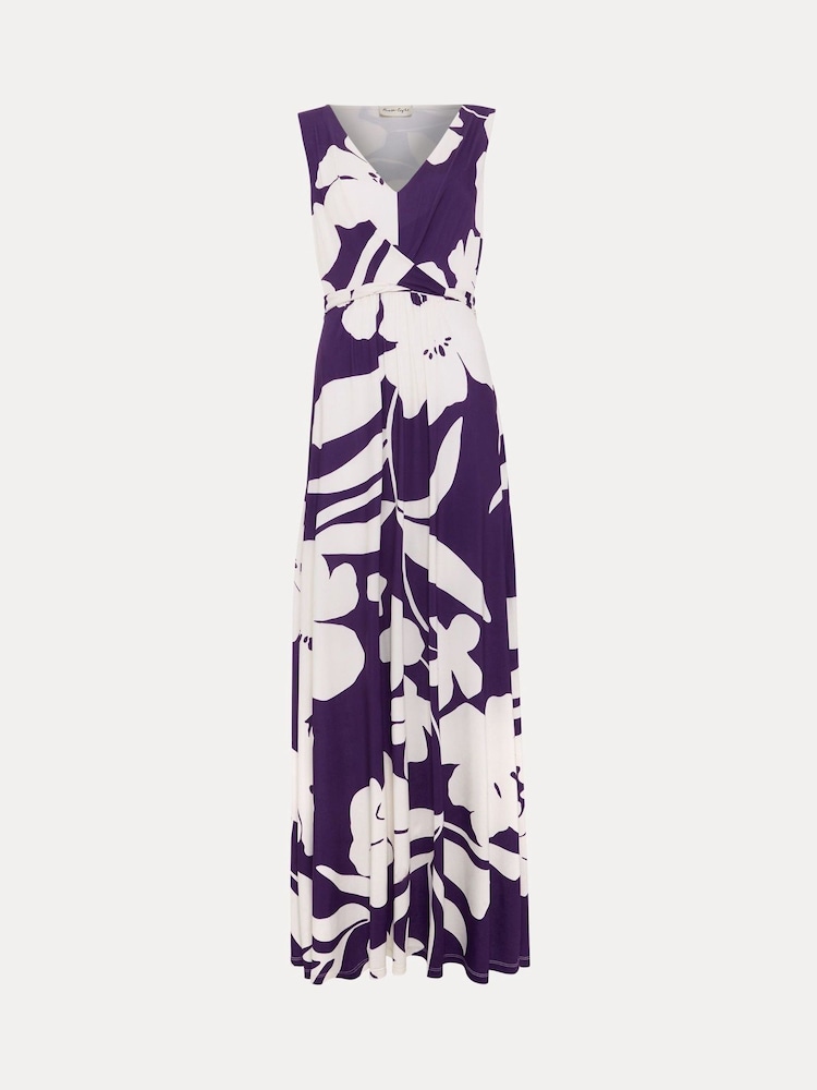 Phase Eight Purple Artemis Maxi Dress - Image 6 of 6
