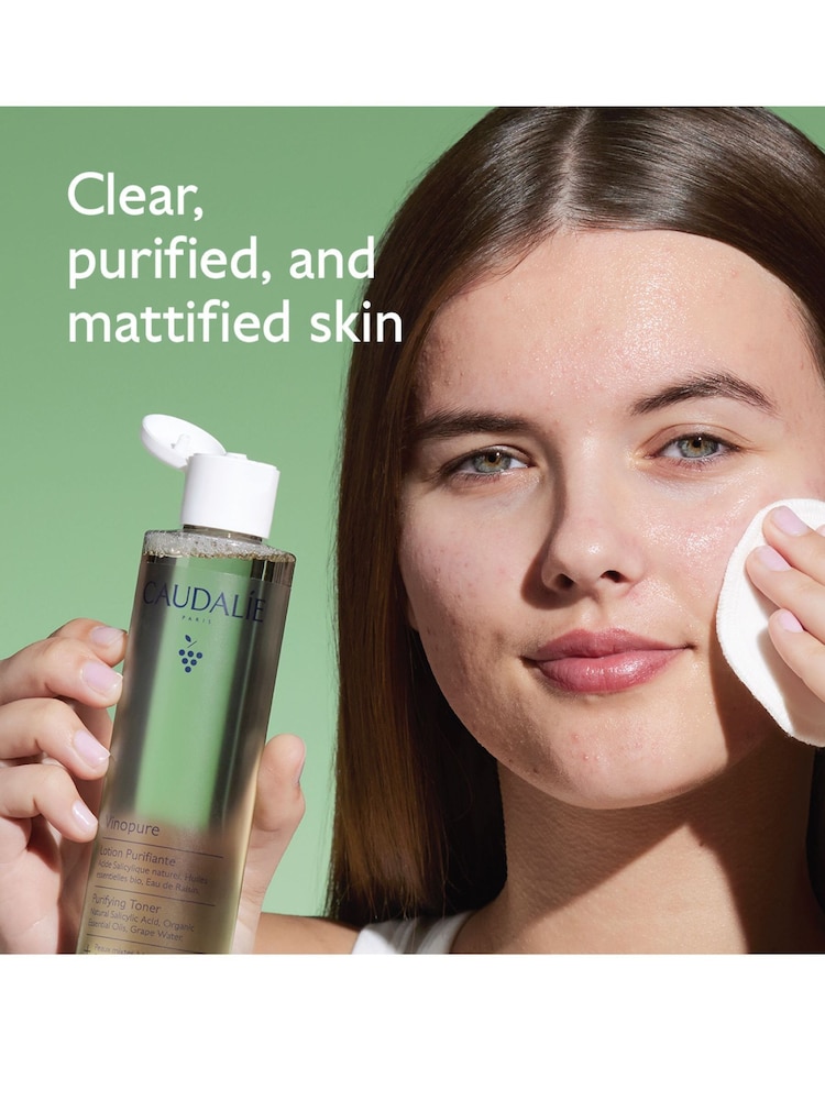 Caudalie Vinopure Purifying Toner 200ml - Image 2 of 5 Caudalie Vinopure Purifying Toner 200ml - Image 2 of 5