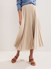Phase Eight Natural Sybilla Midi Skirt - Image 3 of 6