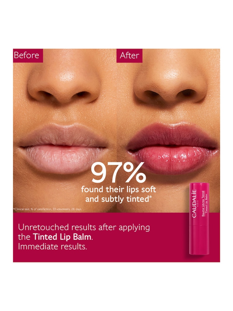 Caudalie Sweet Raspberry Tinted Lip Conditioner 4.5G - Image 2 of 9 Caudalie Sweet Raspberry Tinted Lip Conditioner 4.5G - Image 2 of 9