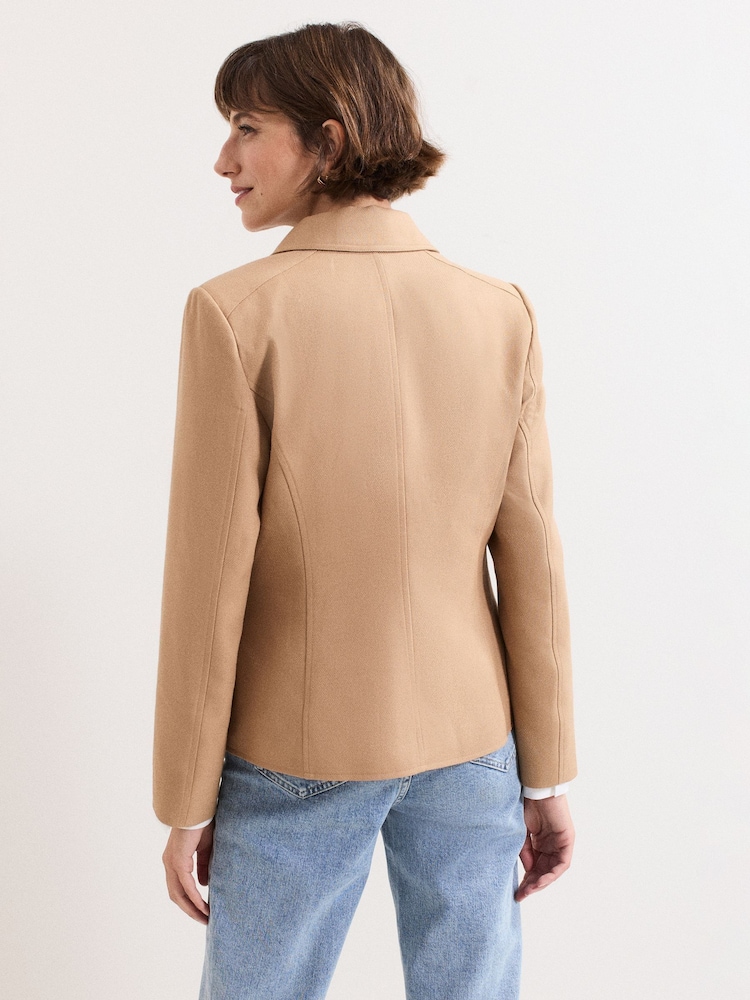 Phase Eight Brown Rochelle Jacket - Image 2 of 7 Phase Eight Brown Rochelle Jacket - Image 2 of 7