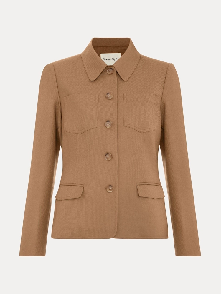 Phase Eight Brown Rochelle Jacket - Image 7 of 7 Phase Eight Brown Rochelle Jacket - Image 7 of 7