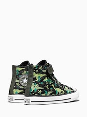 Converse Black Chuck Taylor Easy On Dino Print Trainers - Image 3 of 7