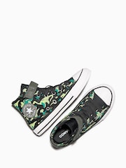 Converse Black Chuck Taylor Easy On Dino Print Trainers - Image 6 of 7
