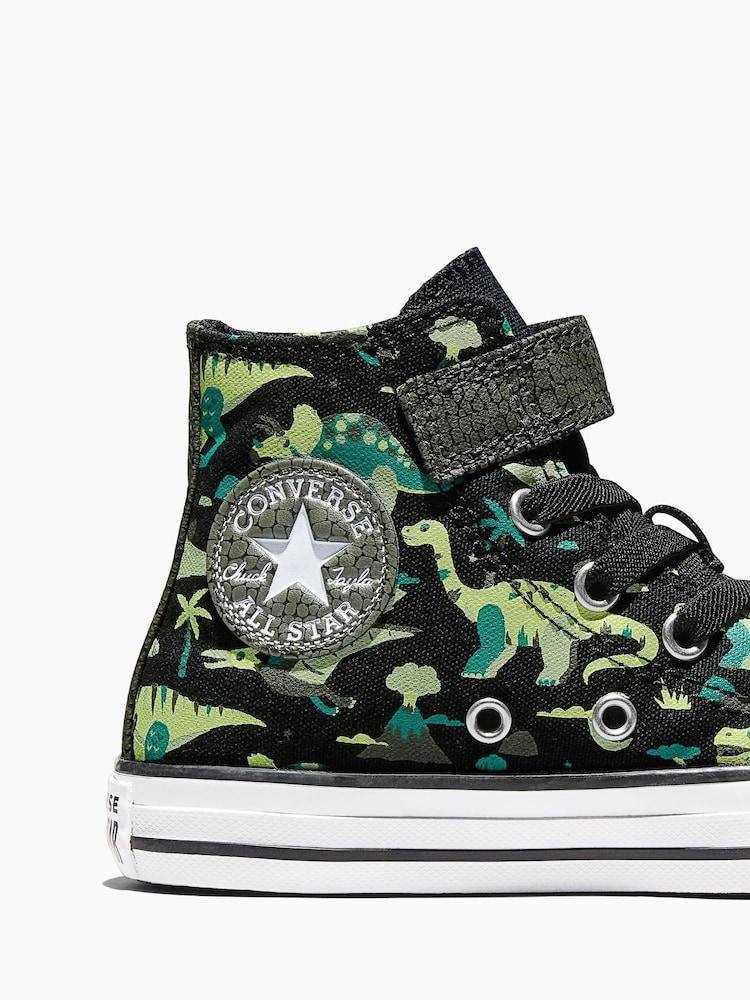 Converse Black Chuck Taylor Easy On Dino Print Trainers - Image 7 of 7 Converse Black Chuck Taylor Easy On Dino Print Trainers - Image 7 of 7