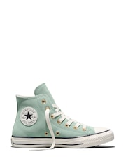 Converse Green Chuck Taylor High Trainers - Image 1 of 7