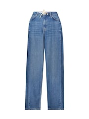 Baukjen Blue Leonor Tie Front Wide Leg Jeans - Image 5 of 5