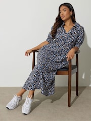 PixieGirl Petite Collar Midaxi Dress - Imagem 1 de 5
