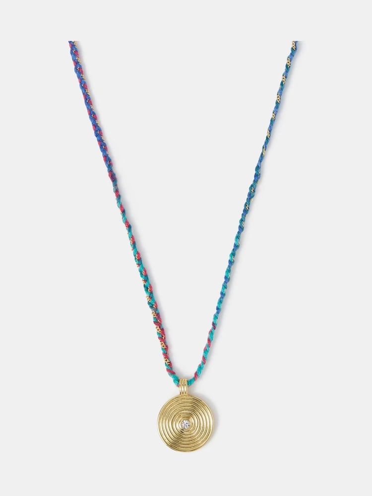 Accessorize Braid Pendant Necklace - Imagen 1 de 2